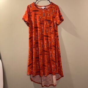 Aztec Print Tee Shirt Dress